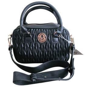 Valentino Orlandi Quilted Crossbody Satchel